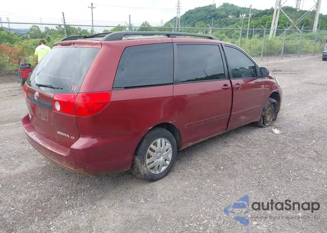 2006 Toyota Sienna Ce из США, поврежденный, VIN 5TDZA23C46S473377